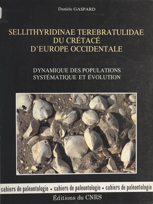 cover image of Sellithyridinæ terebratulidæ du crétacé d'Europe occidentale